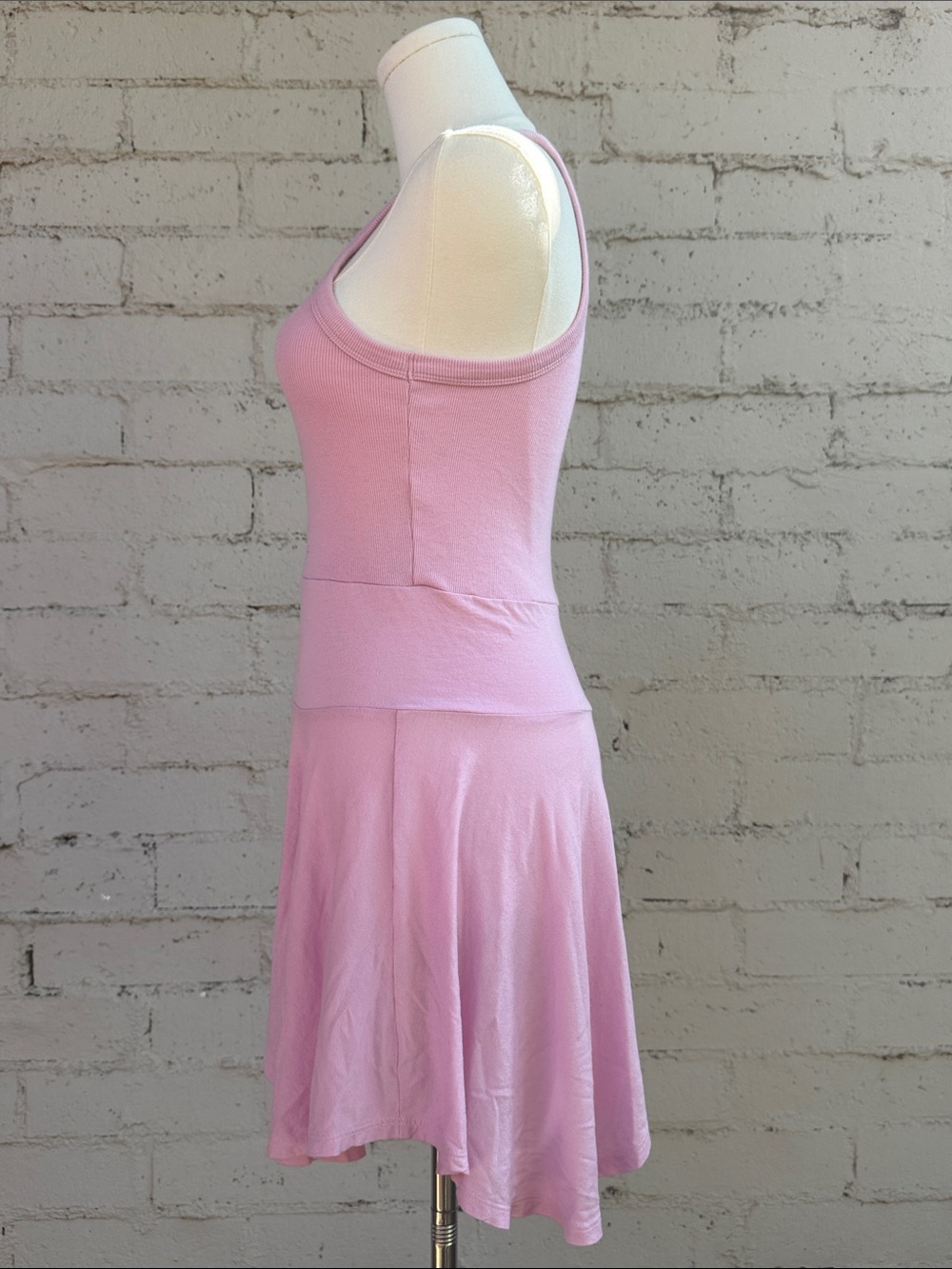 Anthropologie Daily Practice Half Pipe Mini Dress Pink Size S - Picture 7 of 10